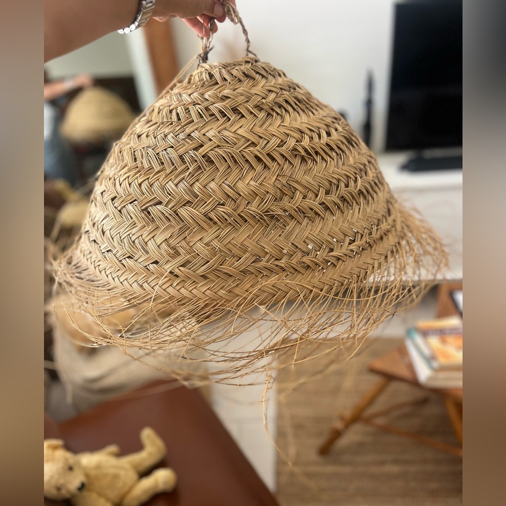 Handwoven Natural Straw Baskets